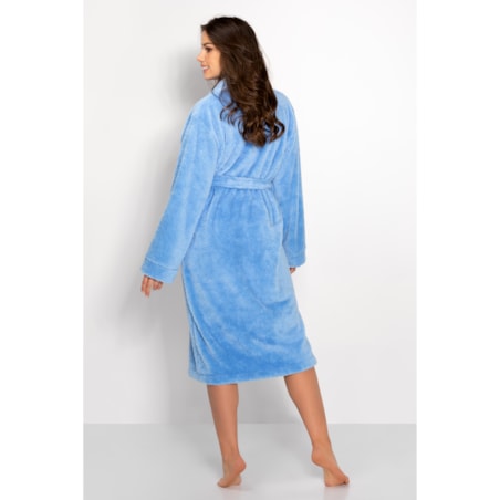 Szlafrok Laguna Long Blue, XXXL