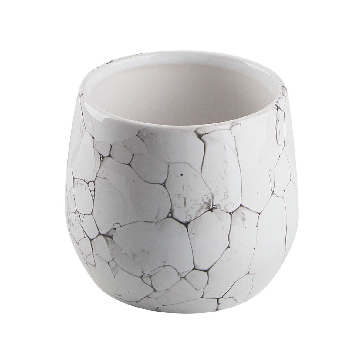 6-częściowy zestaw akcesoriów łazienkowych ceramiczny biały CALLELA