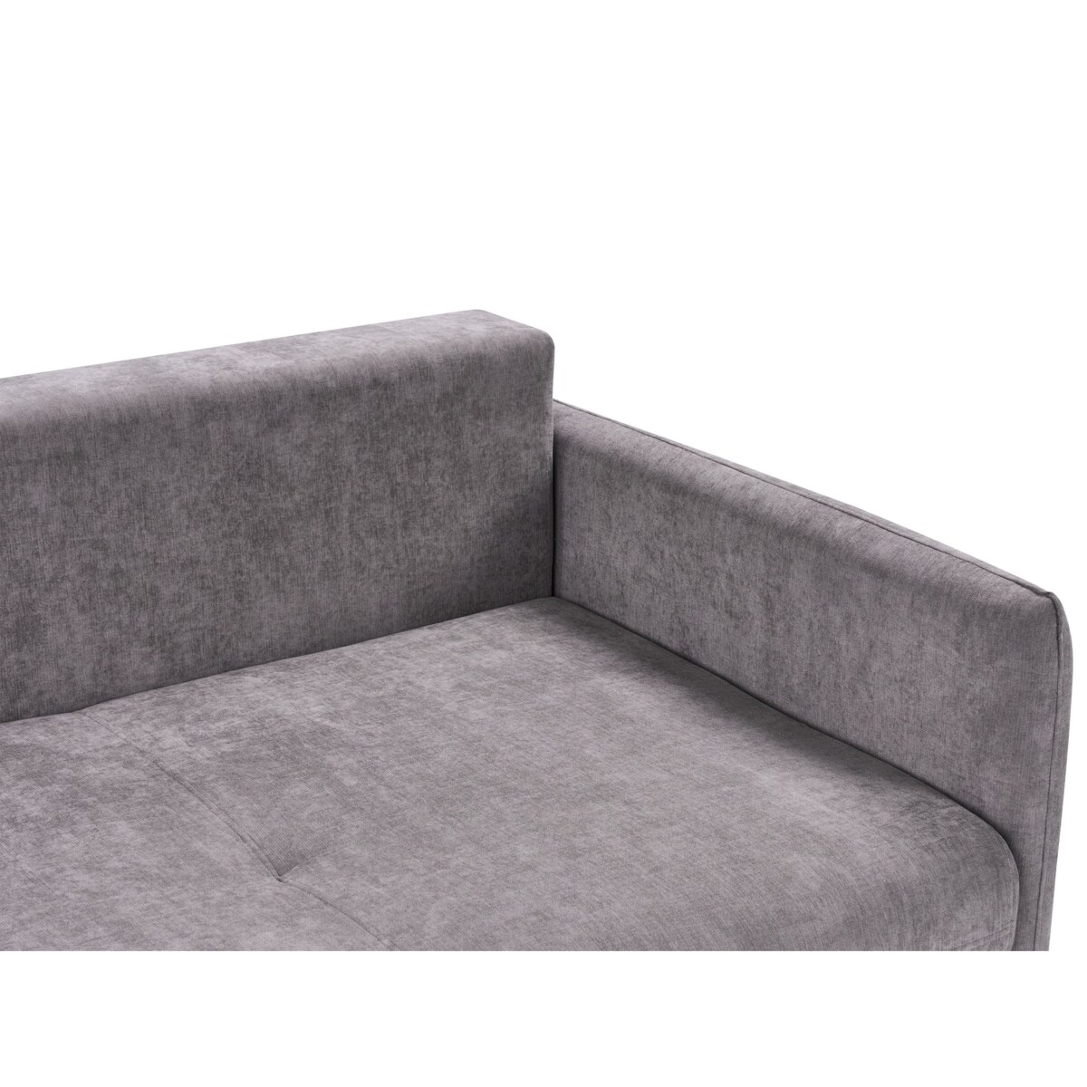 Sofa rozkładana HOLSEN Brązowy Tkanina