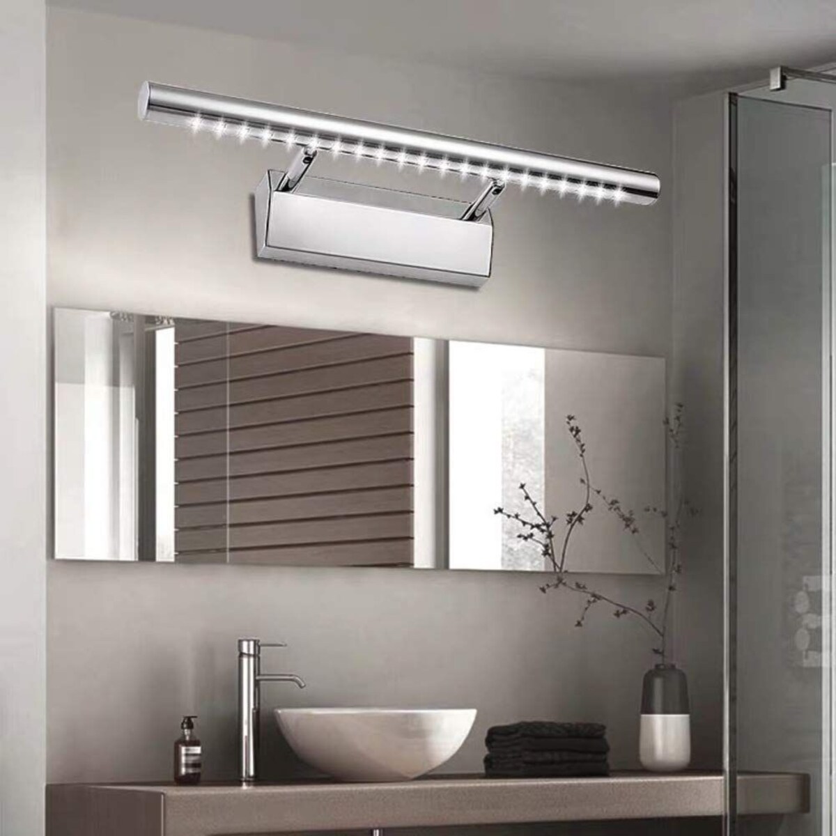 Kinkiet Led App361-1W 40Cm Chrom, Metal