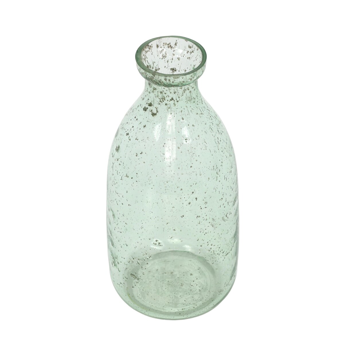 Szklana butelka nakrapiana, Ø 10 cm