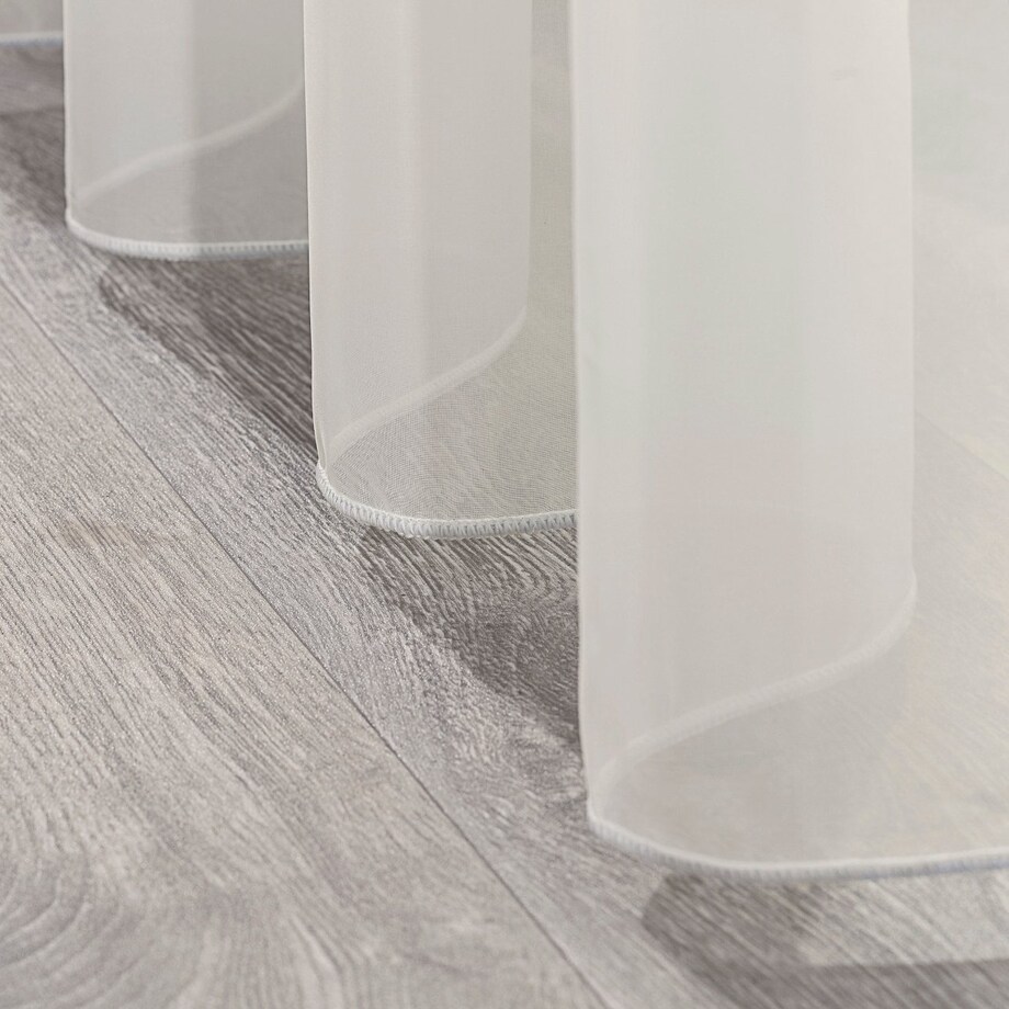 Firana na przelotkach, ecru natural look, Woale i firany