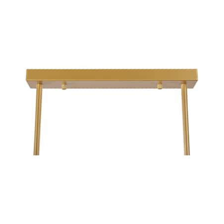 Lampa wisząca 5-punktowa metalowa złota ZIKULI