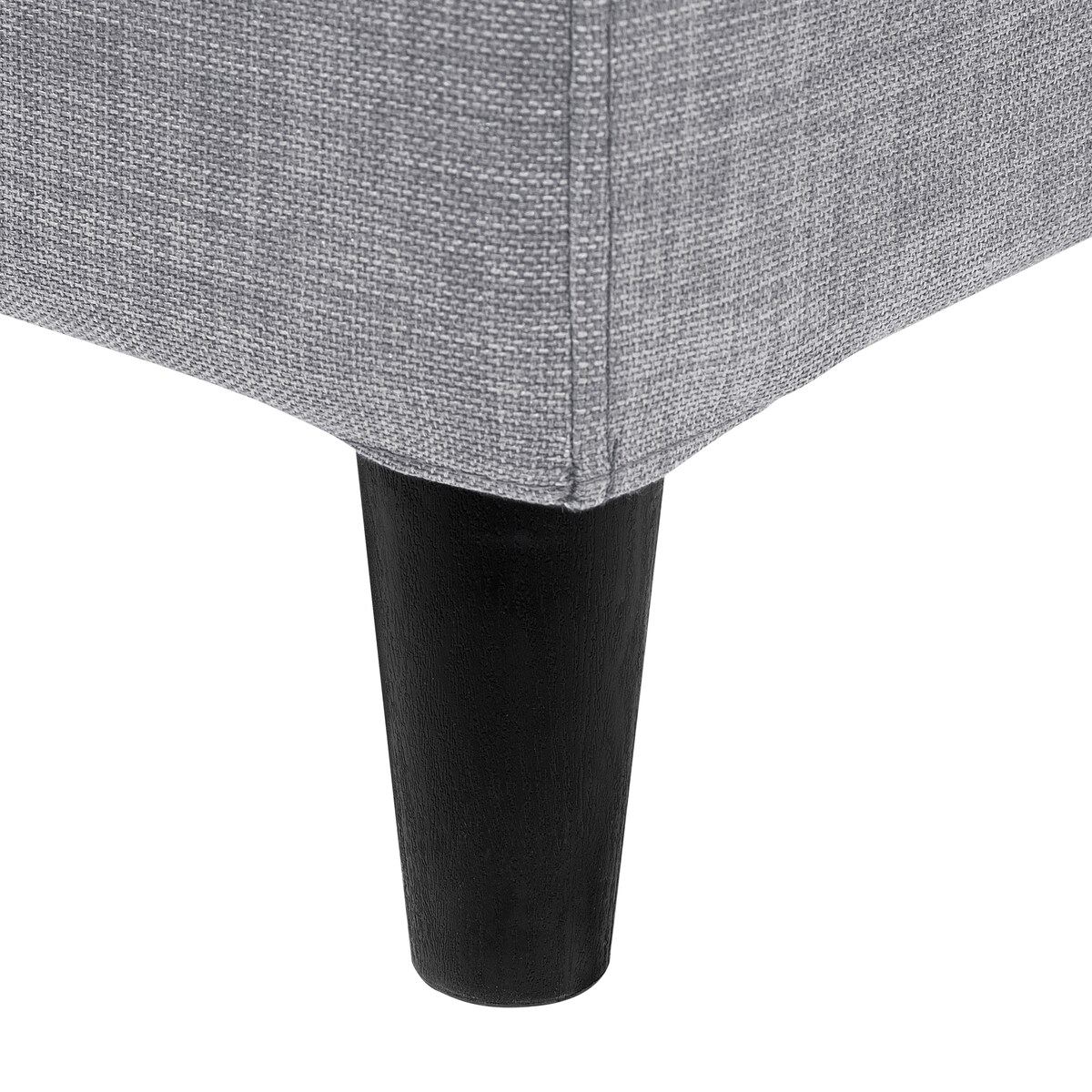 Łóżko LED FITOU 180 x 200 cm Jasnoszary
