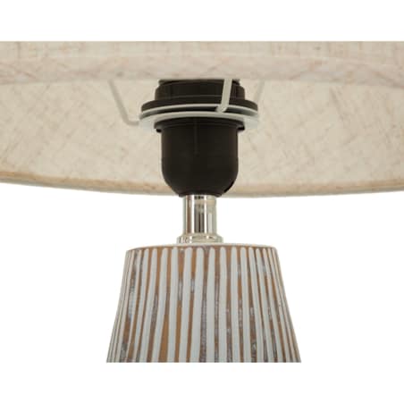 Lampa stołowa Hanoi, kolor wielokolorowy, żywica syntetyczna, żelazo i tkanina, 35 x 35 x 69,5 cm, 1 x E27, max. 40 W, styl nowoczesny, Mauro Ferretti