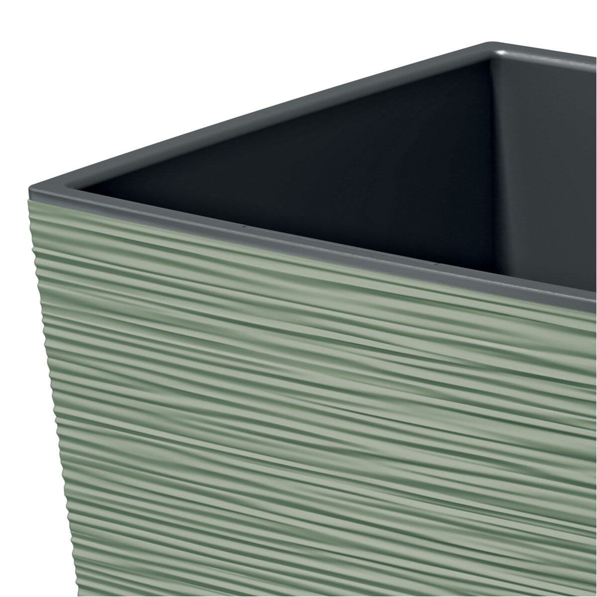 Doniczka Donica Ogrodowa 24 Cm Kwadratowa Na Taras Do Ogrodu Domu Zielona