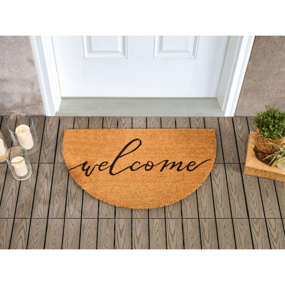 Wycieraczka AMBUKLAO Naturalny 45 x 75 cm Włókno kokosowe