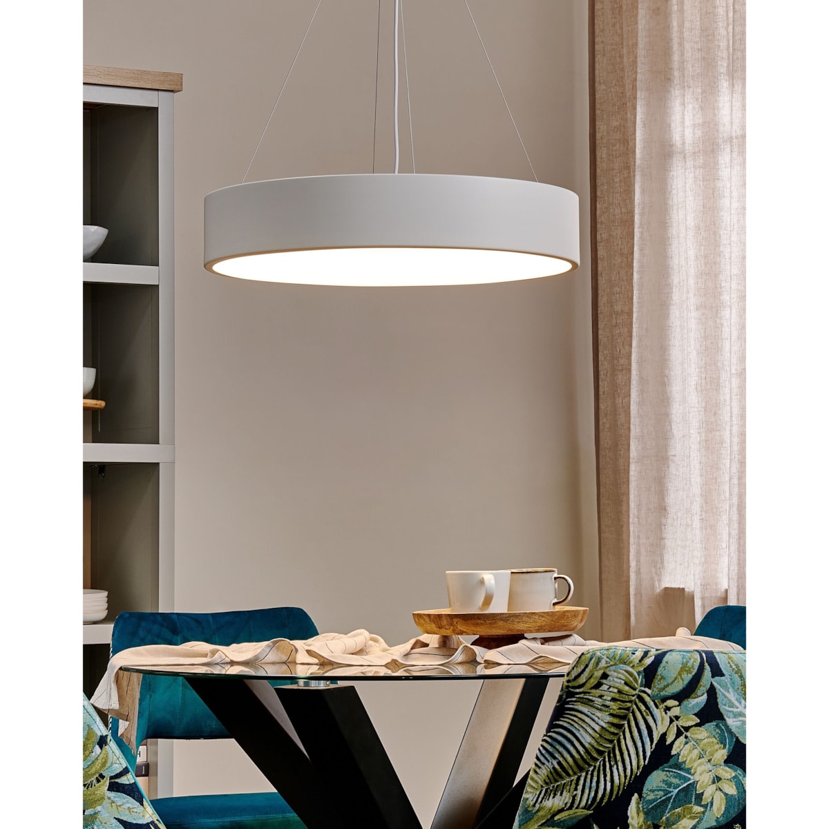 Lampa wisząca LED BALILI Metal Biały
