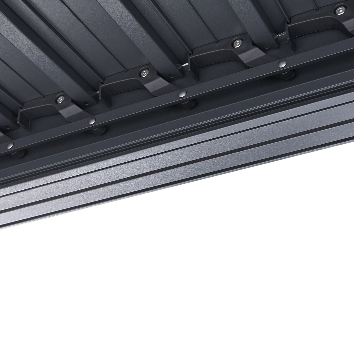 Pawilon ogrodowy FORNOLI Metal 296 cm 296 cm Czarny