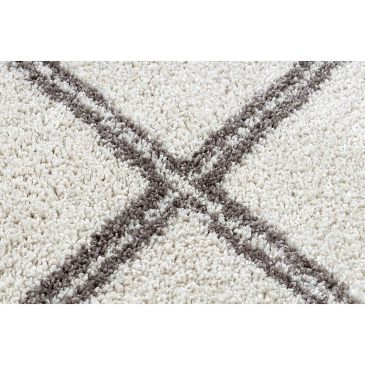 Dywan BERBER ASILA koło krem / brąz koło 160 cm