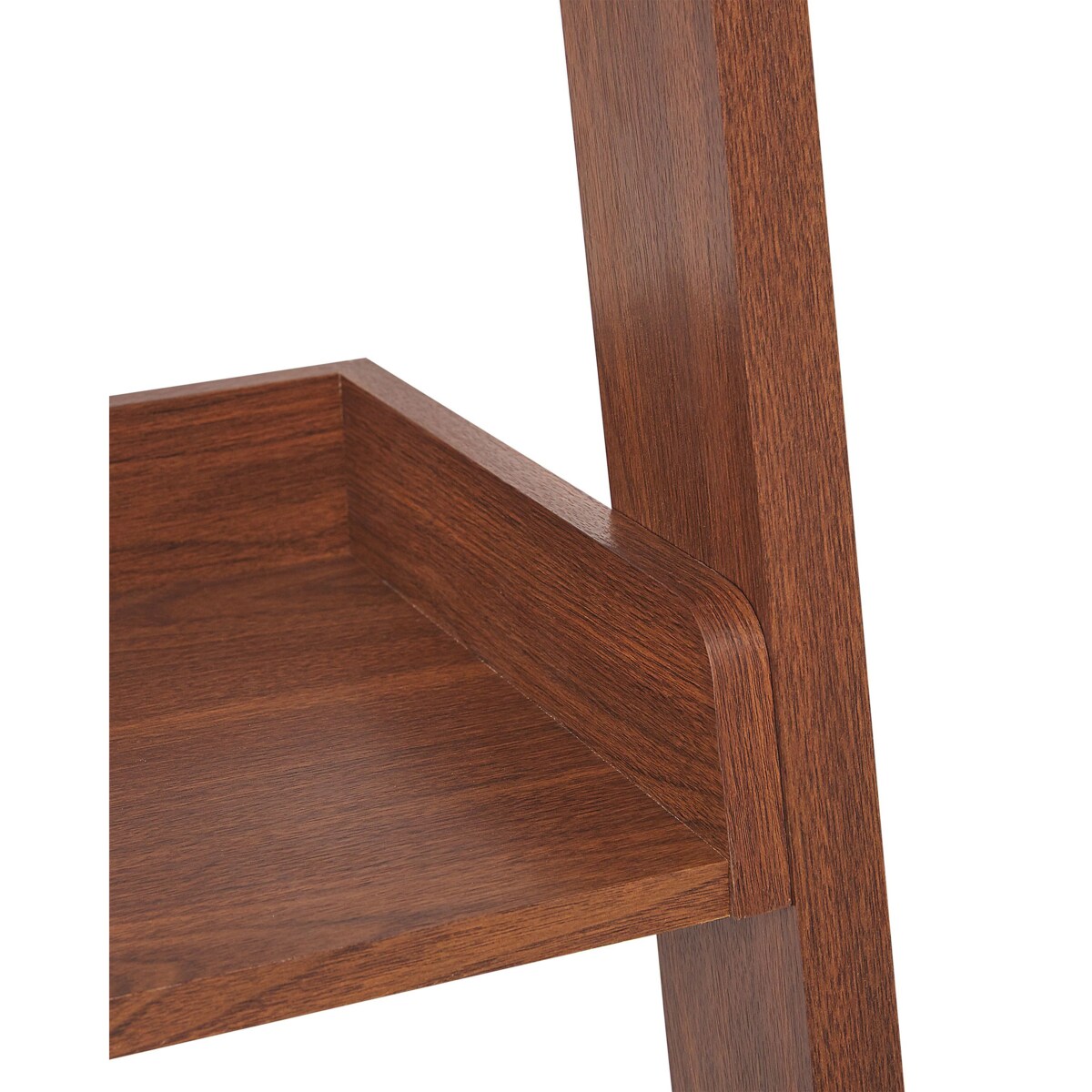 Regał drabina 5 półek ciemne drewno MOBILE TRIO