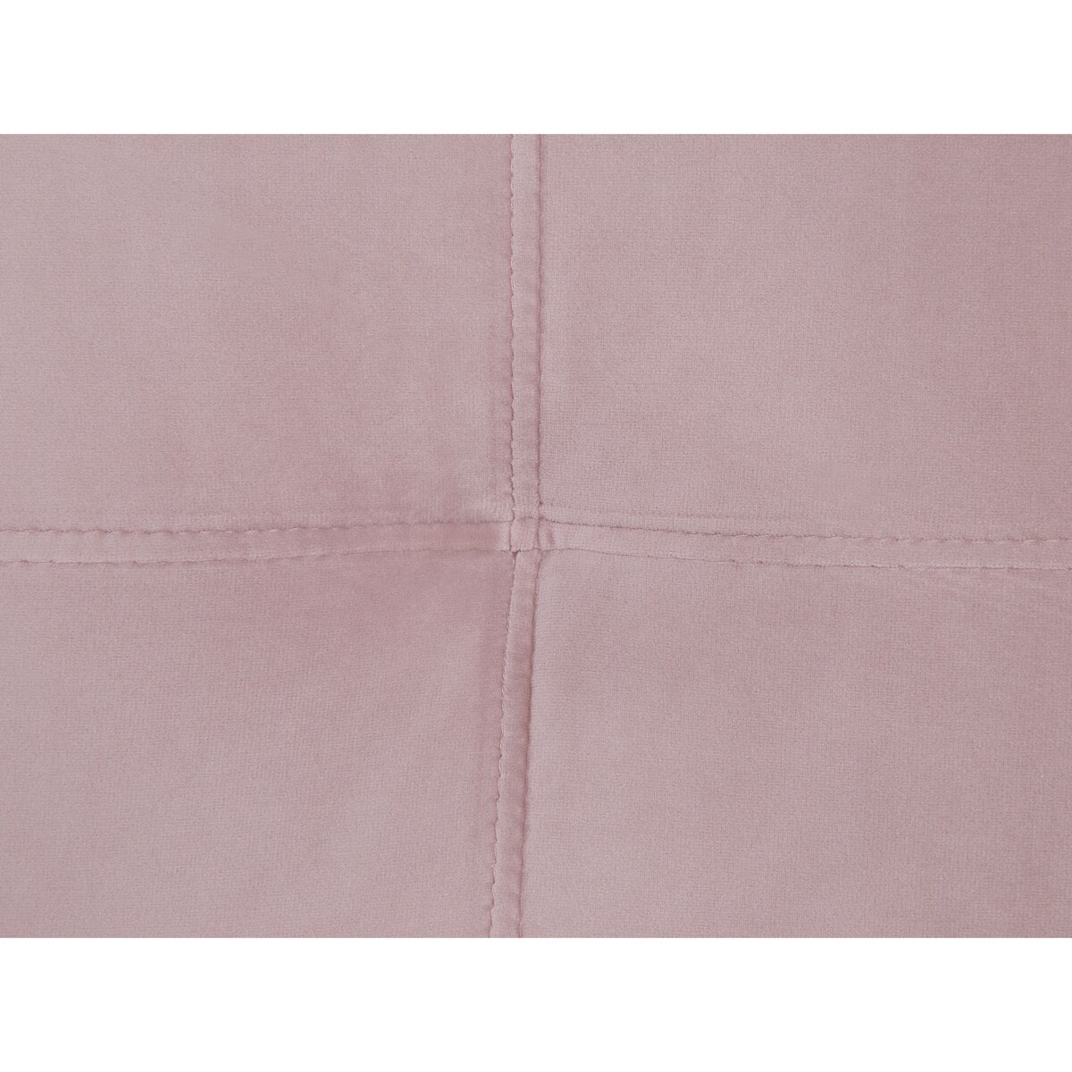 Sofa rozkładana welurowa różowa VISNES