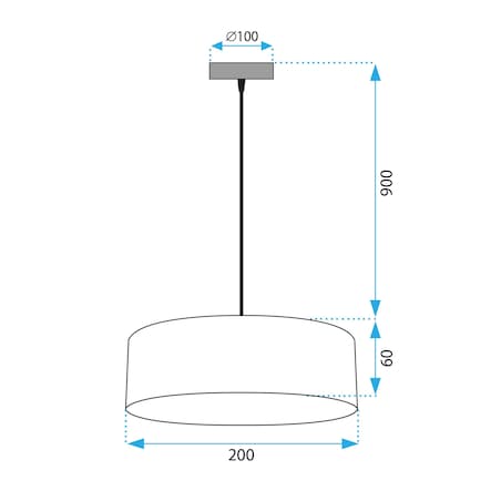 Lampa Wisząca APP1333-1CP BLACK GOLD