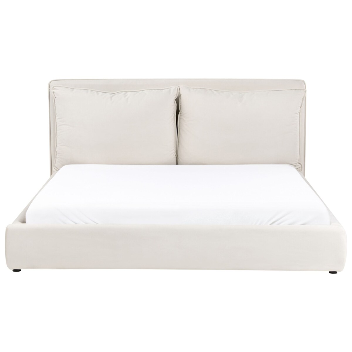 Łóżko wodne BAJONNA 180 x 200 cm Jasnobeżowy