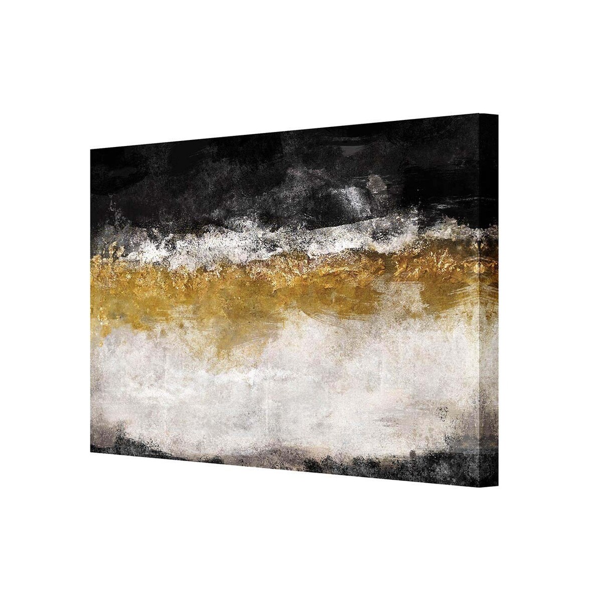 Obraz na płótnie Black&Gold Impression, 100 x 70 cm