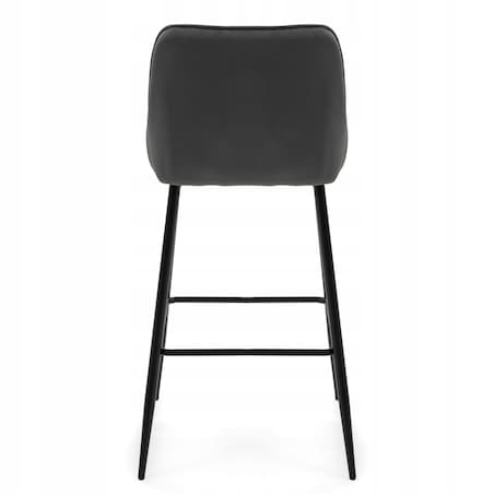 Hoker tapicerowany welurowy do salonu jadalni barowy glamour PASSO