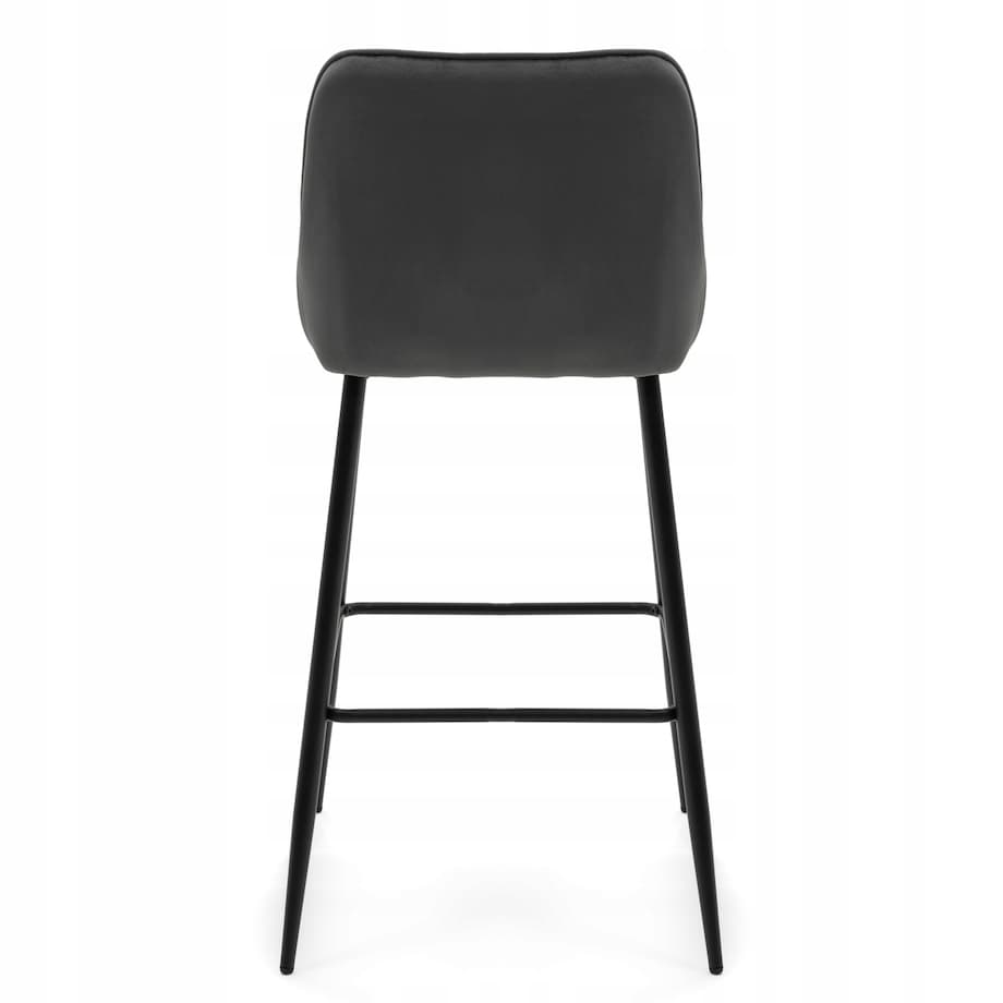 Hoker tapicerowany welurowy do salonu jadalni barowy glamour PASSO