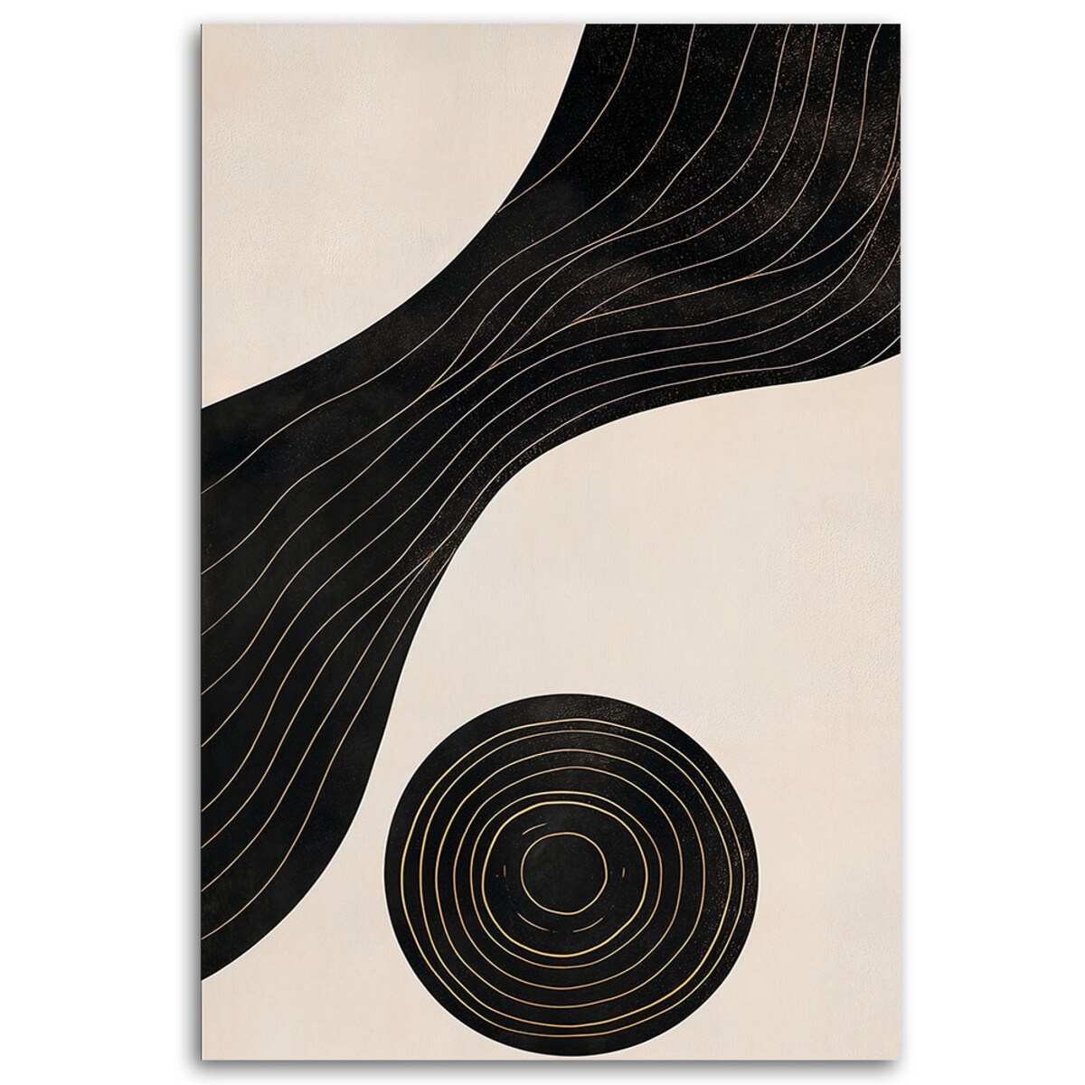 Feeby Obraz do salonu, Abstrakcja Linie Koło 80x120