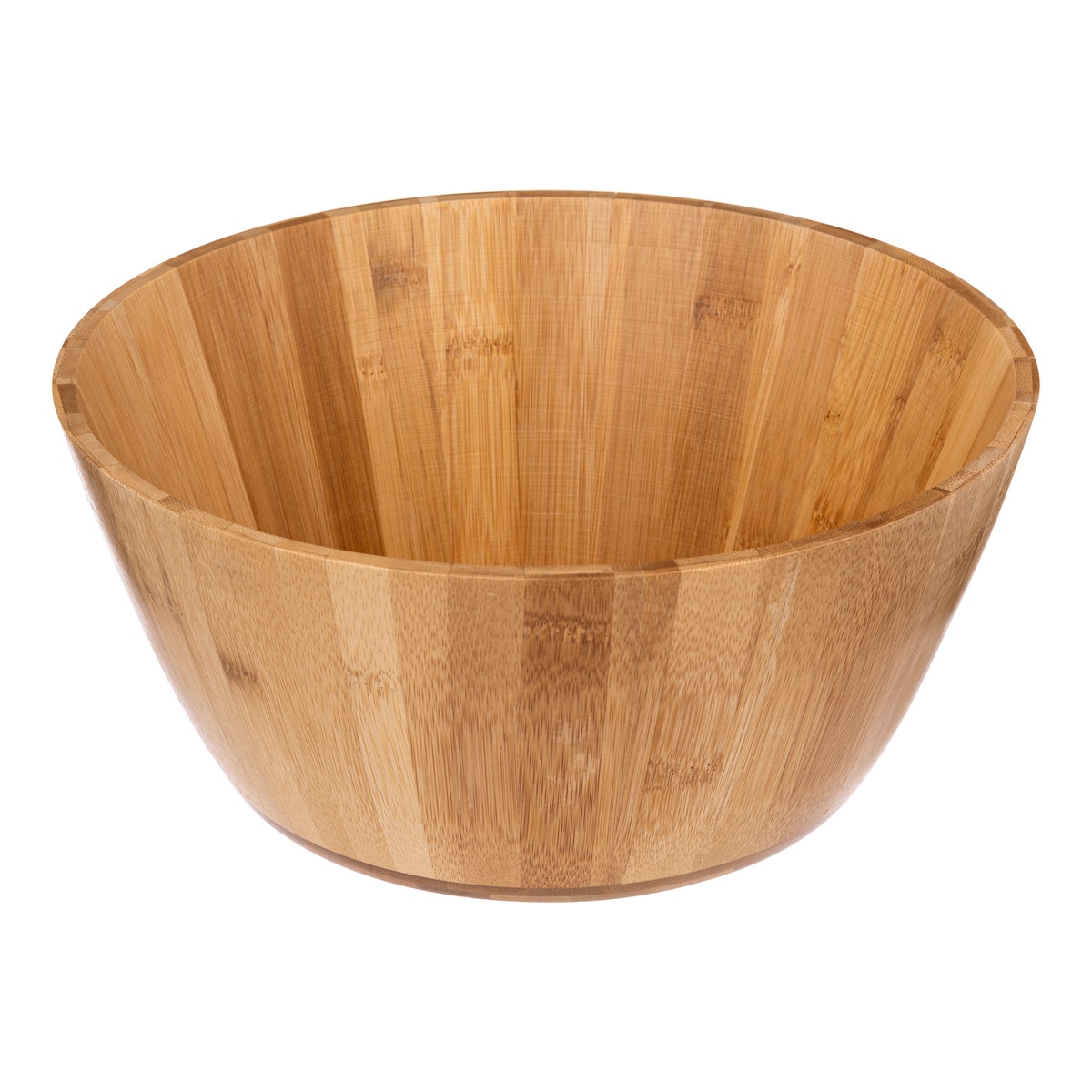 Miska bambusowa do sałatek, Ø 28 cm, kolor brązowy