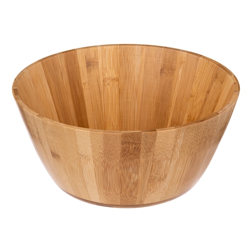 Miska bambusowa do sałatek, Ø 28 cm, kolor brązowy