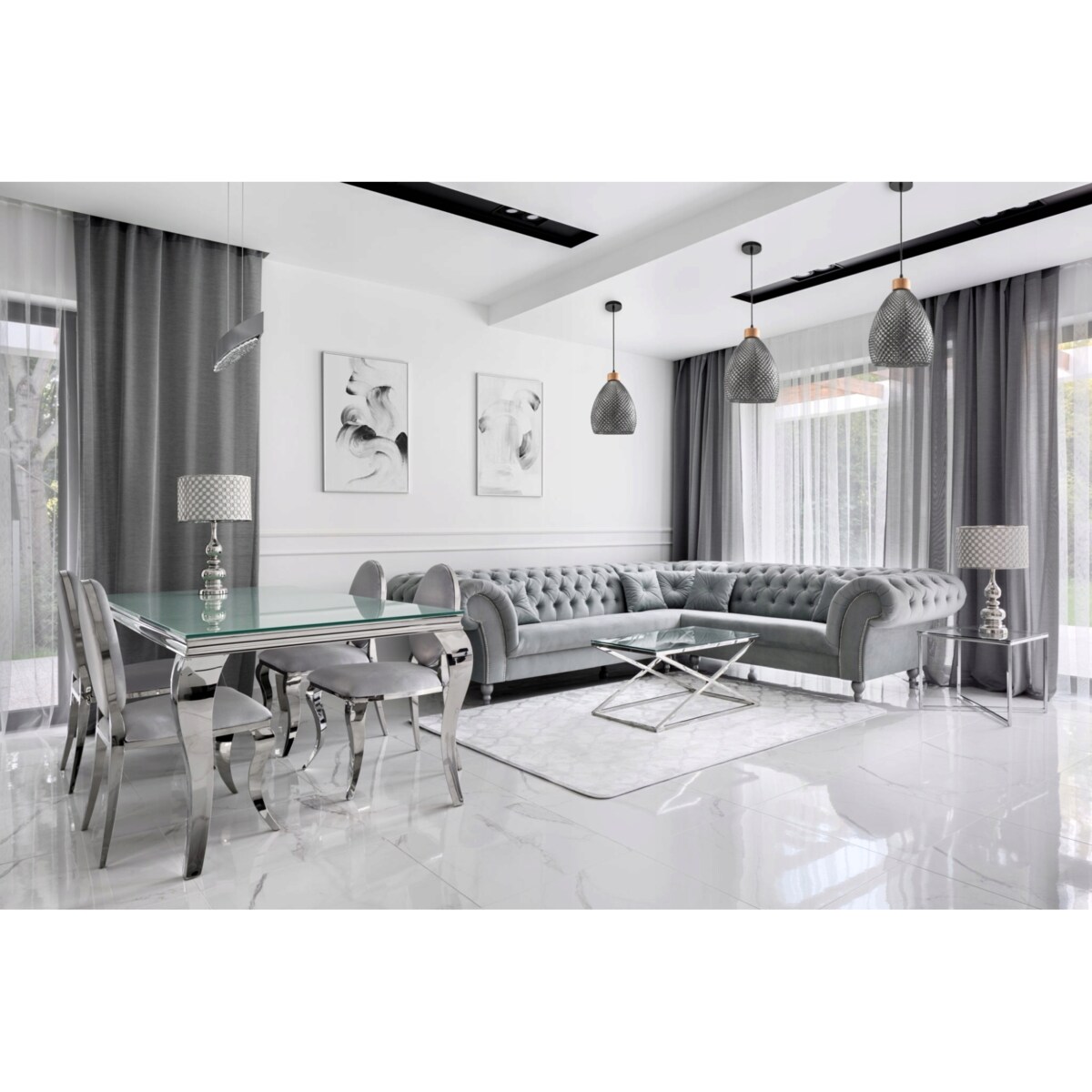 Lampa Wisząca Vintage Retro Black Szkło Drewno E27