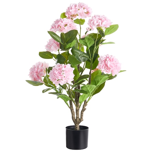 Sztuczna roślina HORTENSIUM 90 cm Różowy