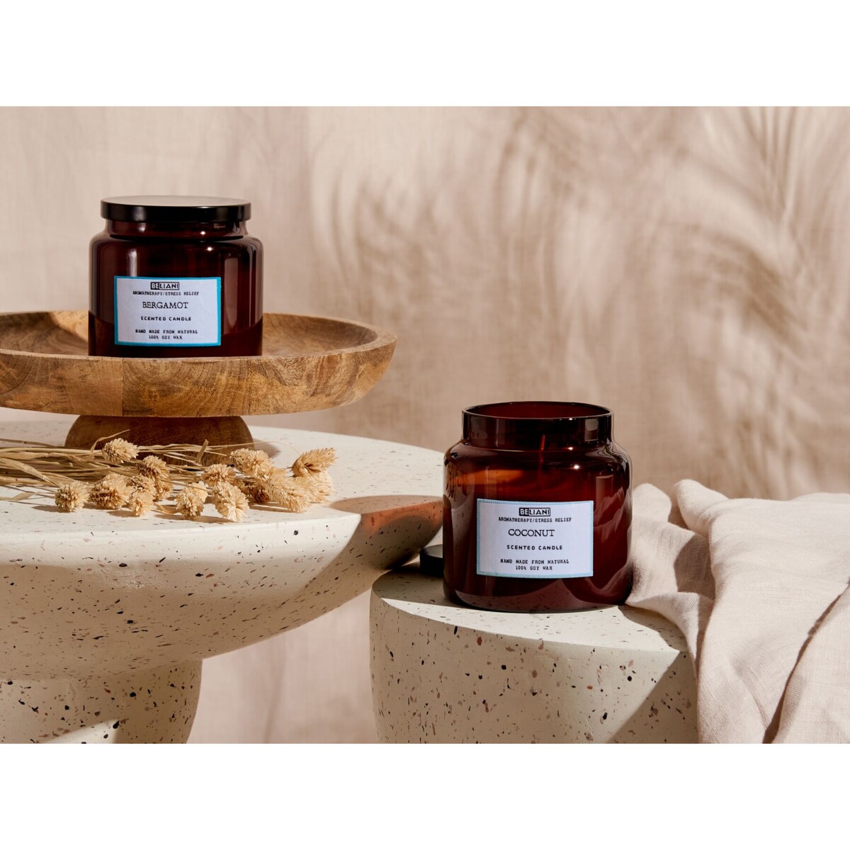 2 świece zapachowe sojowe bergamotka/ kokos ABSOLUTE ALCHEMY