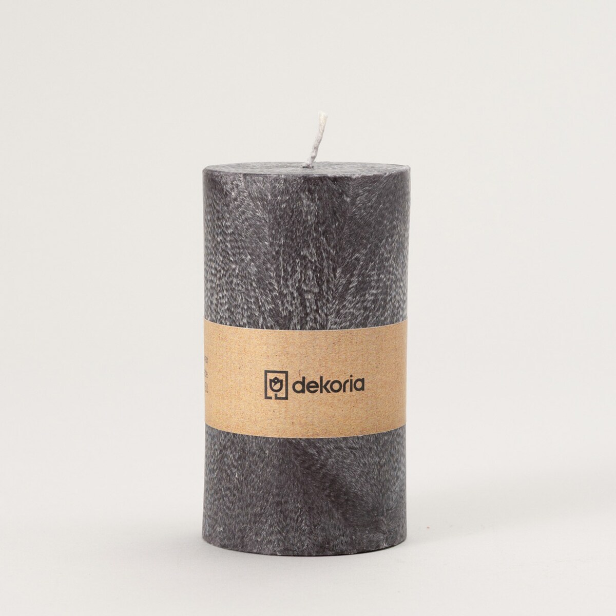 Świeca zapachowa palmowa walec Black, 6,5x6,5x12 cm