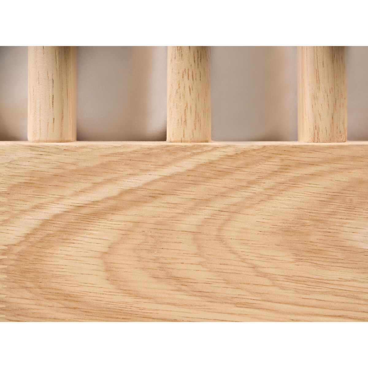 Łóżko z baldachimem Drewno HARFLEUR 160 x 200 cm Jasnobrązowy