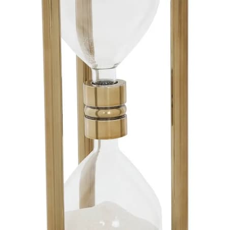 Klepsydra metalowa, złota, Gaya 30 cm
