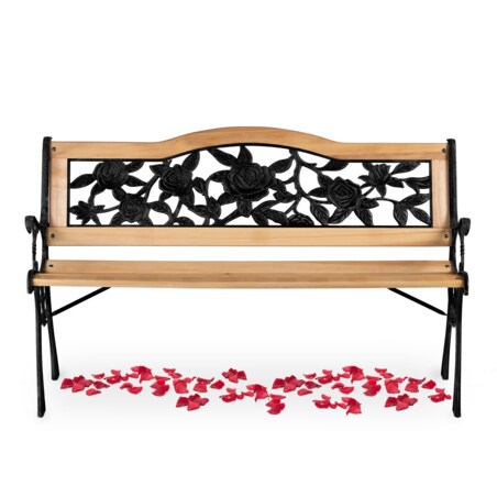 Ławka ogrodowa z oparciem drewniana Sofotel Gardi Rose