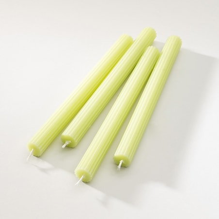 Zestaw świec stroikowych Lime 2x25 cm boże narodzenie, święta, świąteczne, zielony, 2x2x25 cm