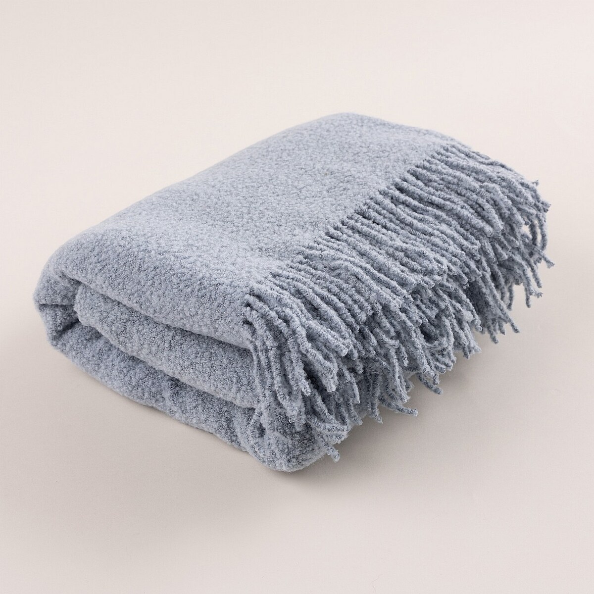 Pled Boucle 140x200 cm dusty blue, 140x200 cm
