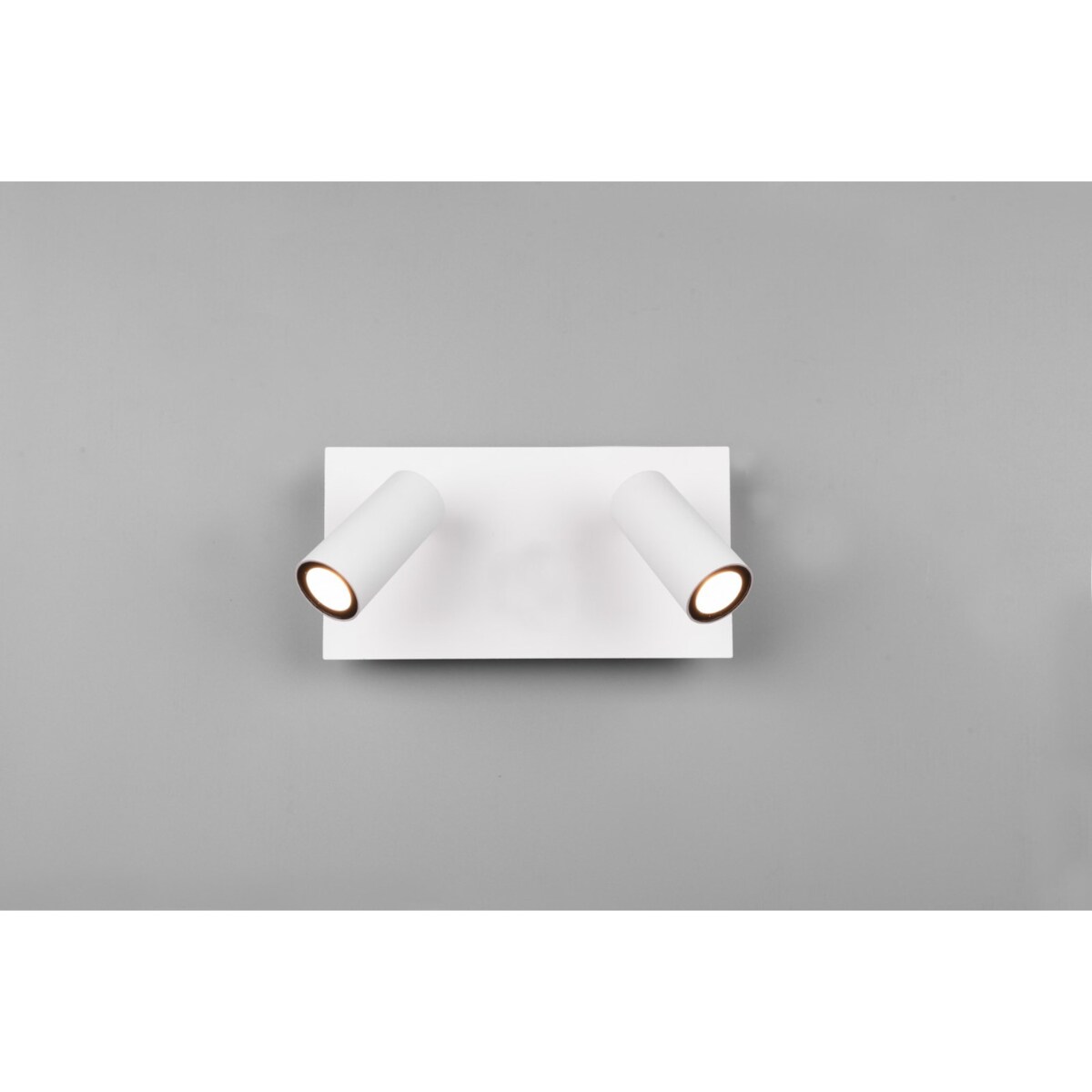 Elewacyjna LAMPA ogrodowa TUNGA 222960231 metalowa OPRAWA regulowany kinkiet LED 6W 3000K tuby loft IP54 białe, Trio