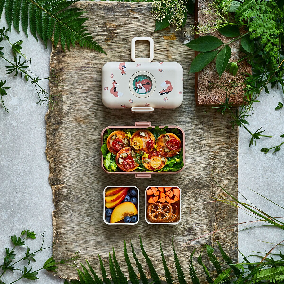 Lunchbox dziecięcy Fox Tresor, 800 ml, Monbento