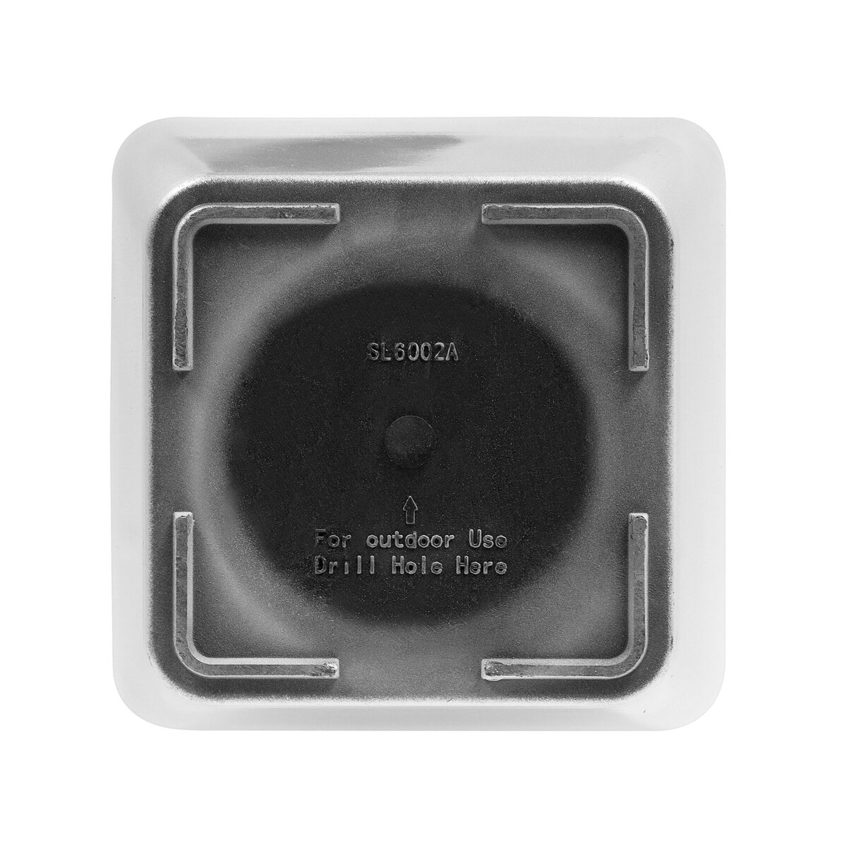 Doniczka 50 x 50 x 48 cm srebrna ASTRAS