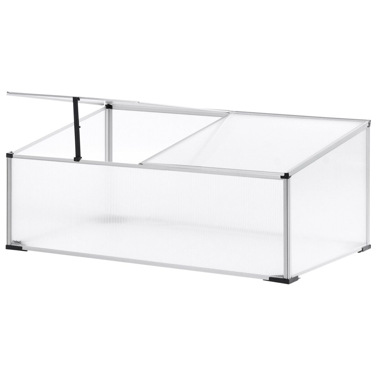 Szklarnia ogrodowa SERIFOS Srebrny 61 cm