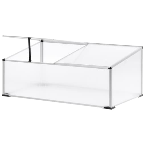 Szklarnia ogrodowa SERIFOS Srebrny 61 cm