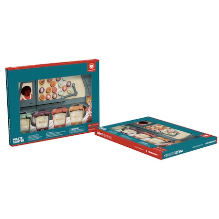 Zabawka edukacyjna Naucz się segregować śmieci – układanka magnetyczna 36 mies.+ Top Bright