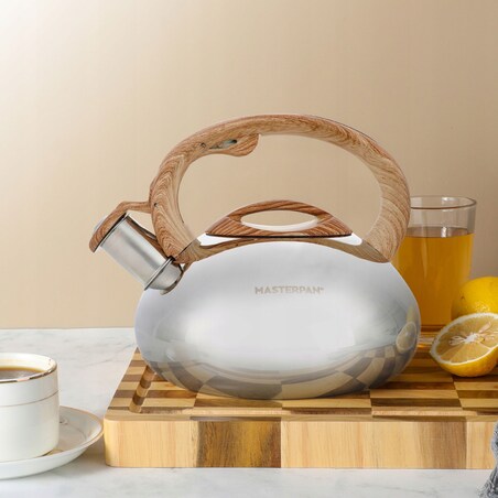 Czajnik Z Gwizdkiem Mały Tradycyjny Stal Nierdzewna 2L Na Indukcję Gaz