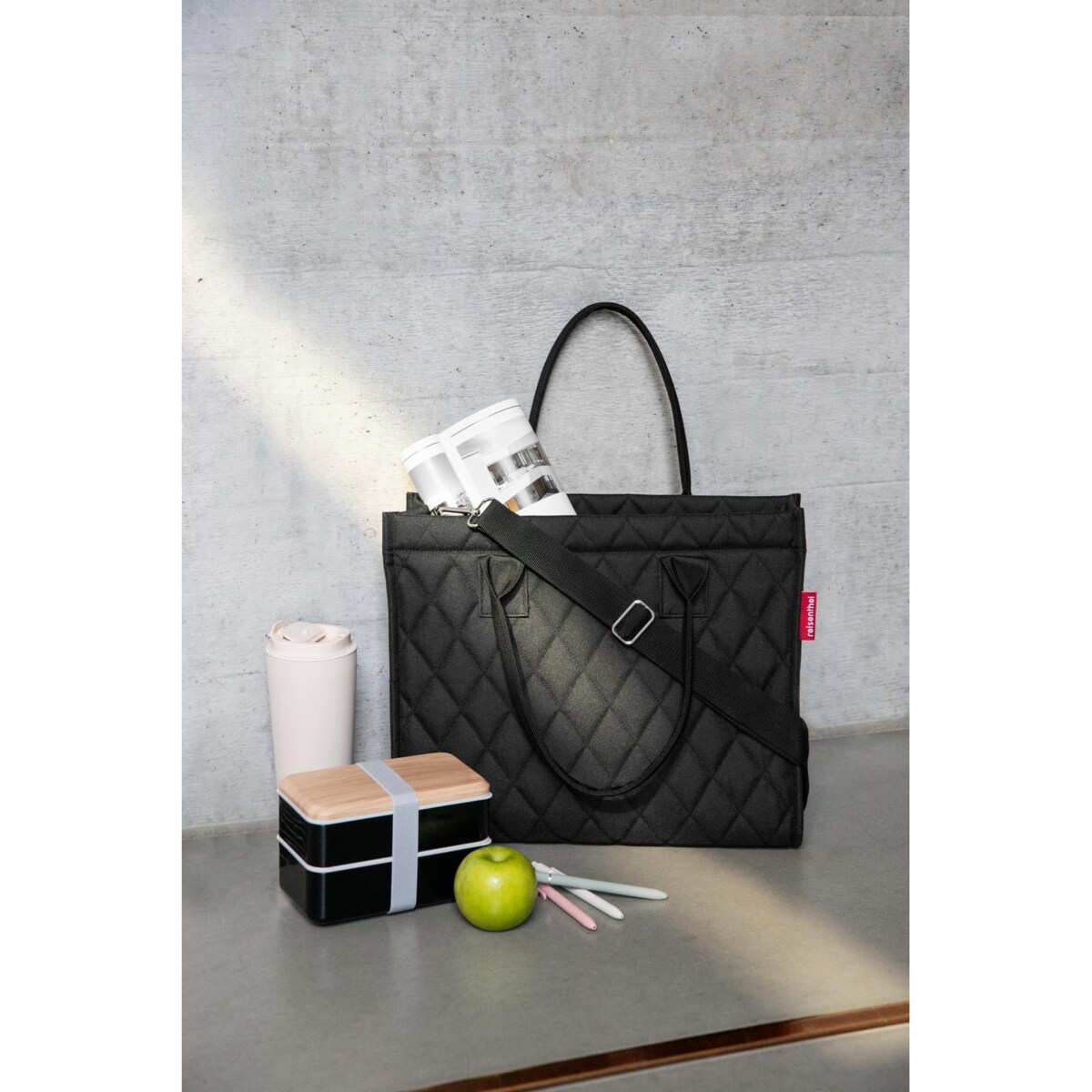 Torba DAILY SHOPPER BUSINESS, rhombus black