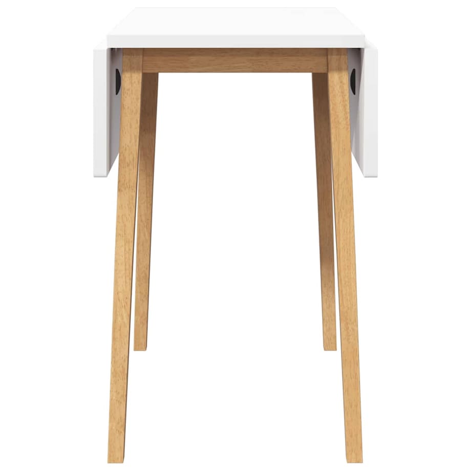 vidaXL Stół jadalny Naturalne drewno lite Guma