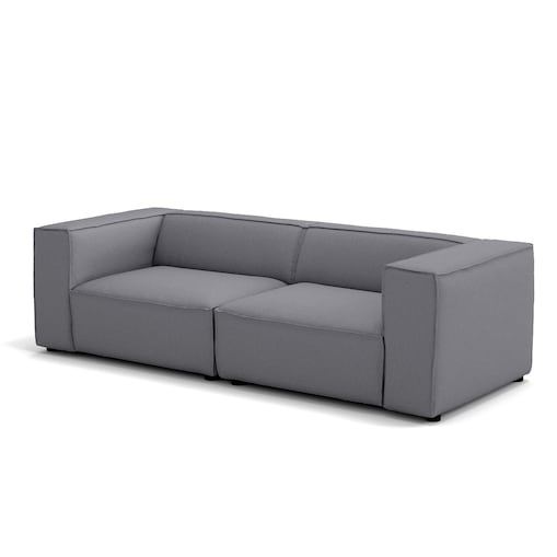 Sofa 4 osobowa Modularis - Szary Welur