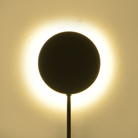 Ścienna lampa salonowa Clex MW1134-750 Step LED 12W 3000K sticks koła czarna