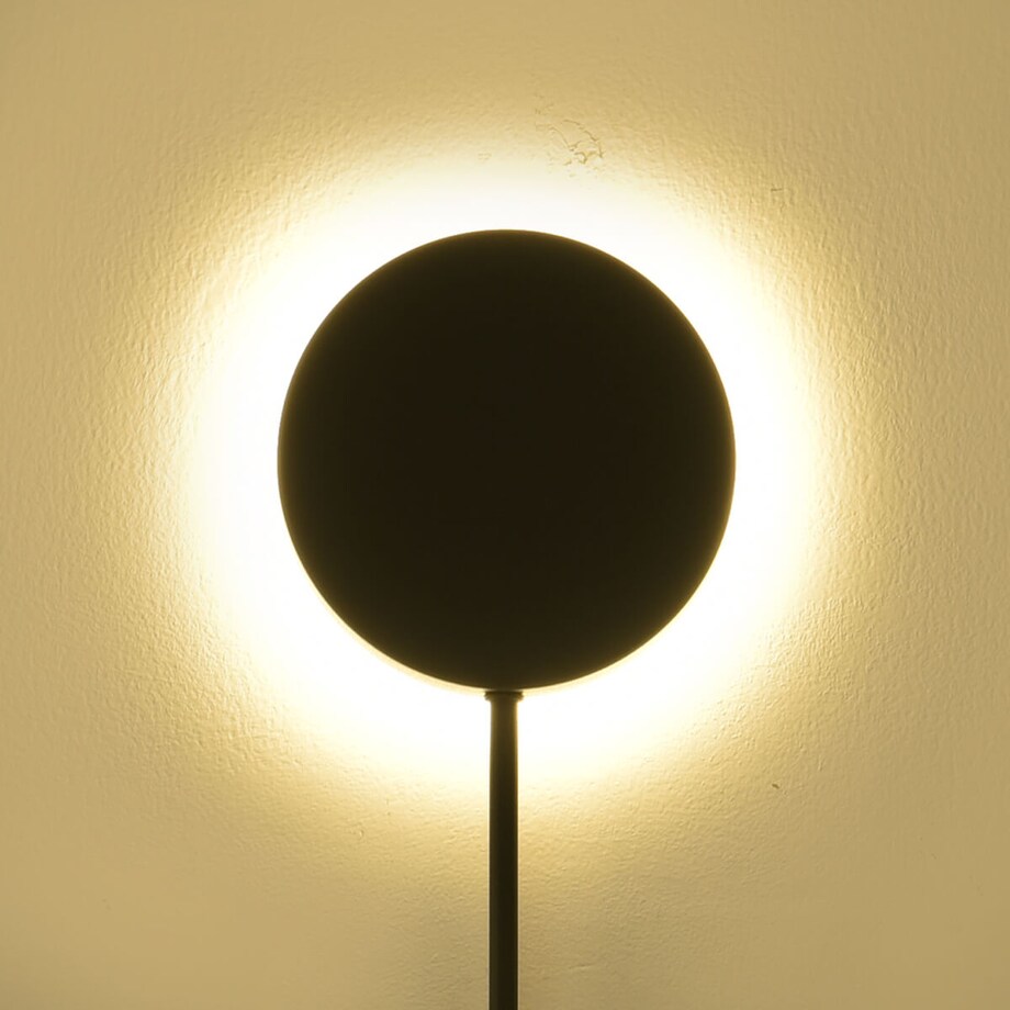 Ścienna lampa salonowa Clex MW1134-750 Step LED 12W 3000K sticks koła czarna