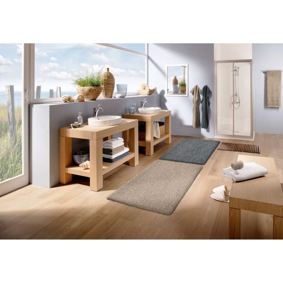 Kleine Wolke Seattle Dywanik łazienkowy brązowy 55x 65 cm