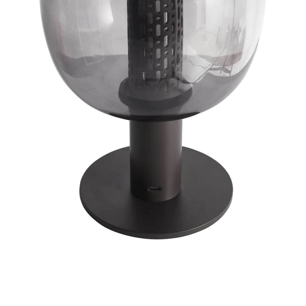 Bezprzewodowa lampa stołowa LED BOJO Ze ściemniaczem Metal Czarny