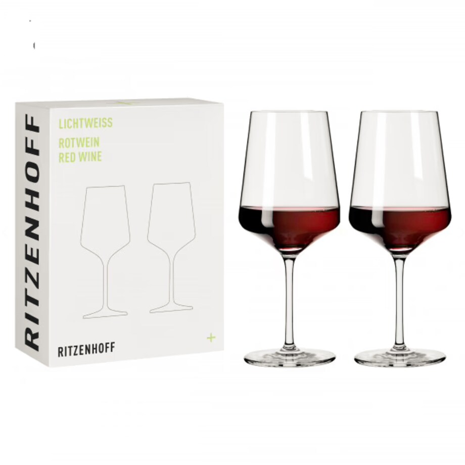 Zestaw 2 kieliszków do czerwonego wina Lichtweiss, Nadine Niggemeier