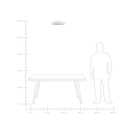 Lampa sufitowa LED metalowa 42 cm biało-złota TAPING