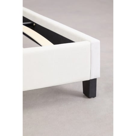 Łóżko tapicerowane białe 180x200 cm Zivon